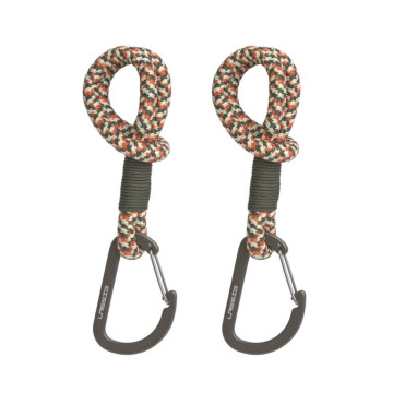 LÄSSIG Casual Stroller Hooks Cord 2024 olive/red/vanilla