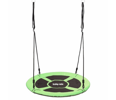 Houpací kruh čapí hnízdo 100 cm Baby Mix zelený