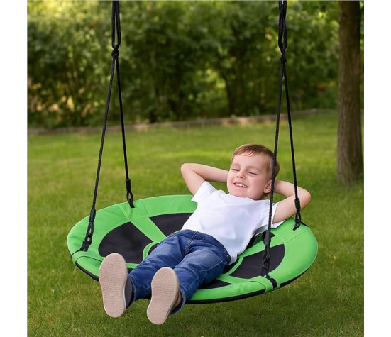 Houpací kruh čapí hnízdo 100 cm Baby Mix zelený