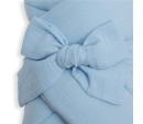 Mušelínová šněrovací zavinovačka New Baby blue