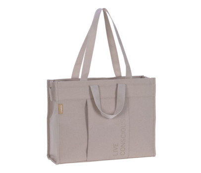 Green Label Tote Up Bag taupe