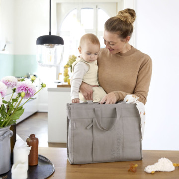 Green Label Tote Up Bag taupe