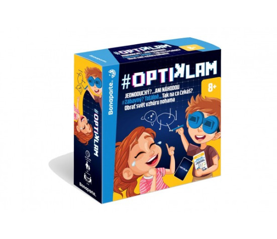 Optiklam společenská hra v krabici 22x22x7cm