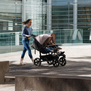 Tfk set duo2 frame 2025 - air chamber wheel + carrycot olive