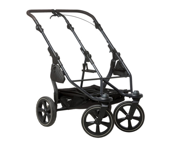 Tfk set duo2 frame 2025 - air chamber wheel + carrycot prem. grey