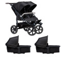 Tfk set duo2 frame 2025 - air chamber wheel + carrycot + seat black