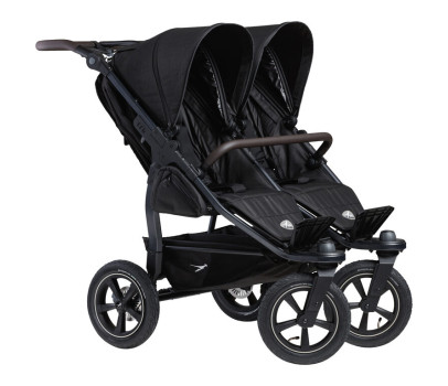 Tfk set duo2 frame 2025 - air chamber wheel + carrycot + seat black