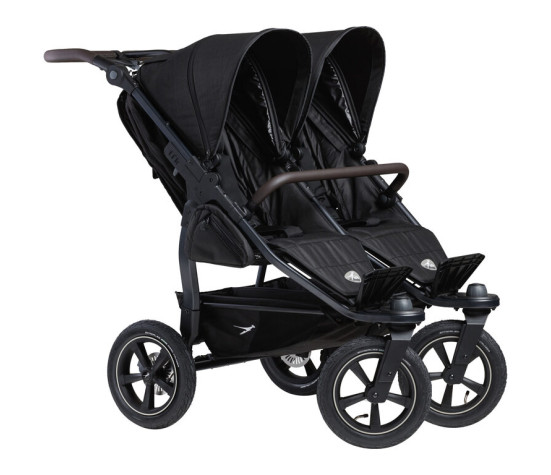 Tfk set duo2 frame 2025 - air chamber wheel + carrycot + seat black