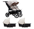 Tfk set duo2 frame 2025 - air chamber wheel + carrycot + seat sand