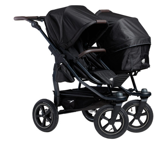 Tfk set duo2 frame 2025 - air wheel carrycot + seat black