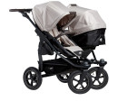 Tfk set duo2 frame 2025 - air wheel carrycot + seat sand