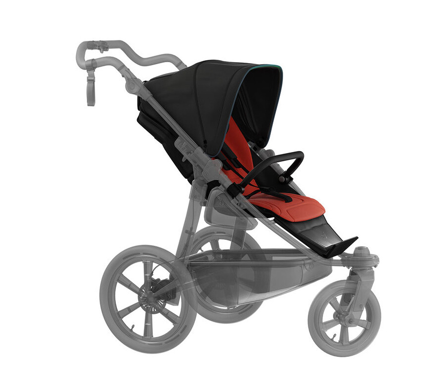 Tfk stroller seat unit mono/pro anthracite with red highlights