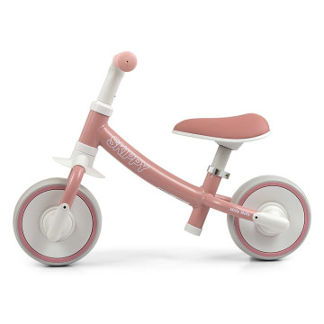 Dětské odrážedlo kolo Milly Mally Skippy pink, Růžová