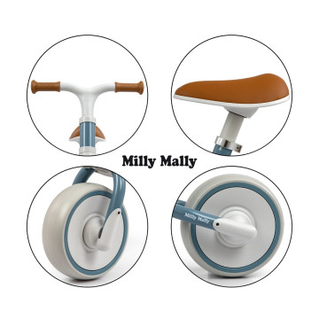 Dětské odrážedlo kolo Milly Mally Skippy blue, Modrá