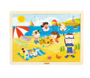 Dětské dřevěné puzzle Viga Léto