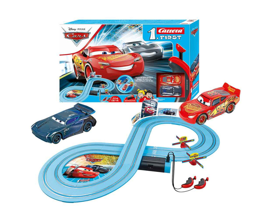 Autodráha Carrera FIRST Cars - Power Duell 2,4m, Multicolor Autodráha Carrera FIRST Cars - Power Duell 2,4m, Multicolor