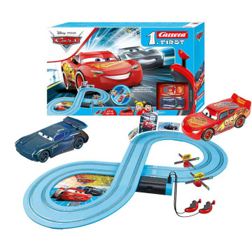 Autodráha Carrera FIRST Cars - Power Duell 2,4m, Multicolor