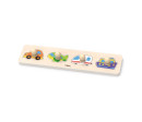 Dřevěné puzzle s úchyty pro nejmenší Viga Transport