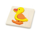 Dřevěné puzzle pro nejmenší Viga Kachnička