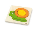 Dřevěné puzzle pro nejmenší Viga Slimák