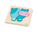 Dřevěné puzzle pro nejmenší Viga Hroch