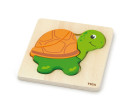 Dřevěné puzzle pro nejmenší Viga Želva