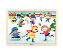 Dětské dřevěné puzzle Viga Zima