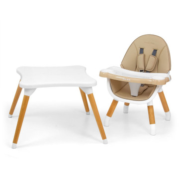 Jídelní židlička Milly Mally 2v1 Malmo beige
