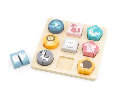 Dřevěná Vkládací puzzle Viga Zoo