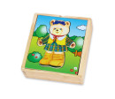 Dřevěné oblékací puzzle Viga Medvídek