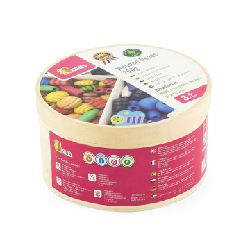 Dřevěné kreativní sada korálků Viga, Multicolor