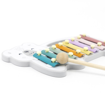 Dřevěný xylofon Viga Lední medvěd, Multicolor