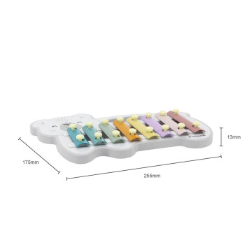 Dřevěný xylofon Viga Lední medvěd, Multicolor