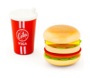 Dřevěná souprava hamburger a Cola Viga