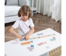 Dřevěné puzzle s čísly Viga