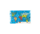 Dřevěná magnetická mapa světa Viga Dřevěná magnetická mapa světa Viga