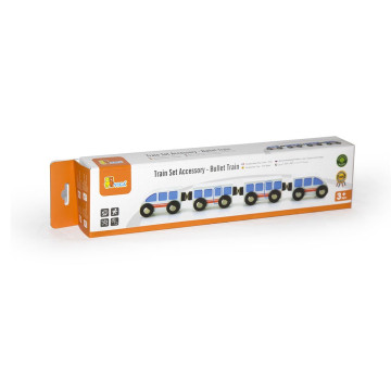 Dětské dřevěné magnetické metro Viga, Multicolor