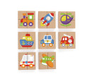 Dřevěné magnetické puzzle Viga Doprava