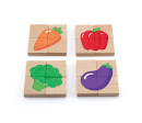 Dřevěné magnetické puzzle Viga Ovoce a Zelenina