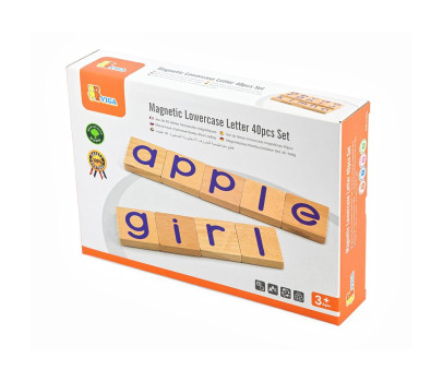 Dřevěné magnetické písmenka Viga