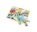 Dřevěné puzzle 48 dílků Viga Hasiči