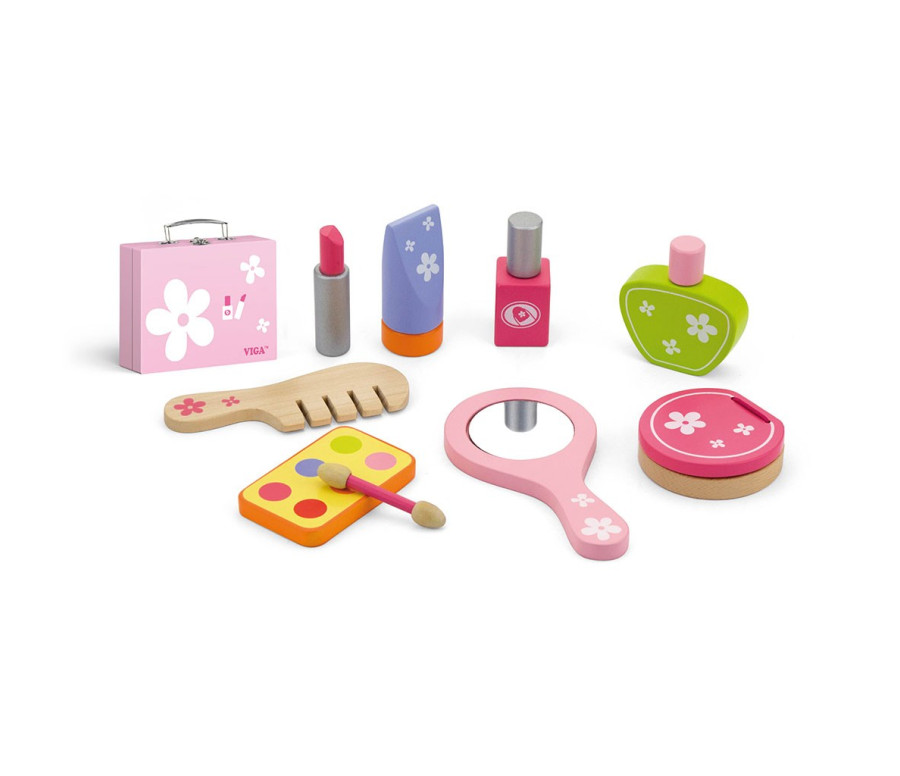 Dřevěná sada make-up Viga, Multicolor Dřevěná sada make-up Viga, Multicolor