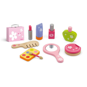 Dřevěná sada make-up Viga, Multicolor
