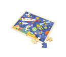 Dřevěné puzzle poznávej vesmír Viga 48 dílků