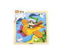 Dřevěné puzzle pro nejmenší Viga 9 ks Letadlo