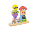 Dřevěné kostky Viga Robot