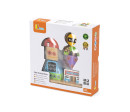 Dřevěné kostky Viga Robot