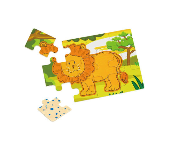 Dřevěné puzzle Safari Viga