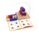 Dřevěná hra Viga Stavební bloky 3D
