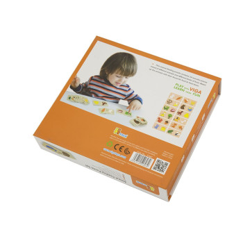 Dřevěné puzzle Viga Krmení zvířátek